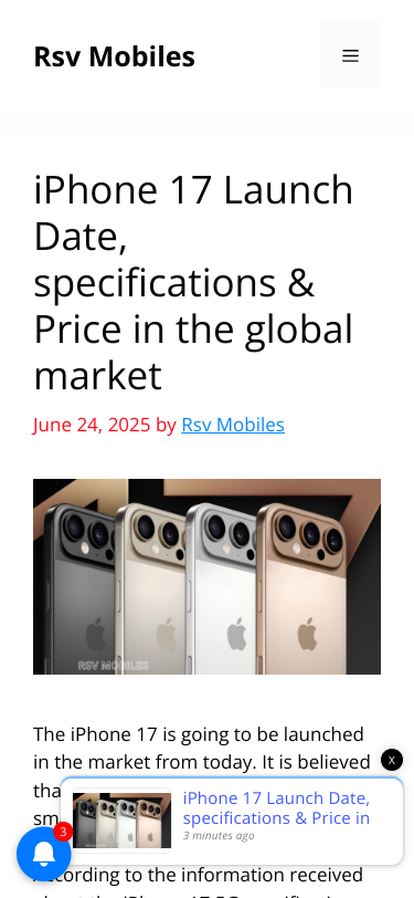 Mobile view