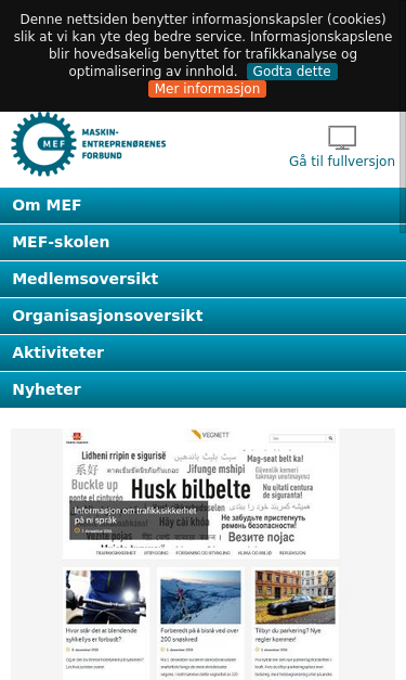 Mobile view