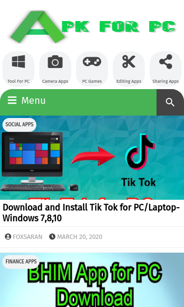 Mobile view