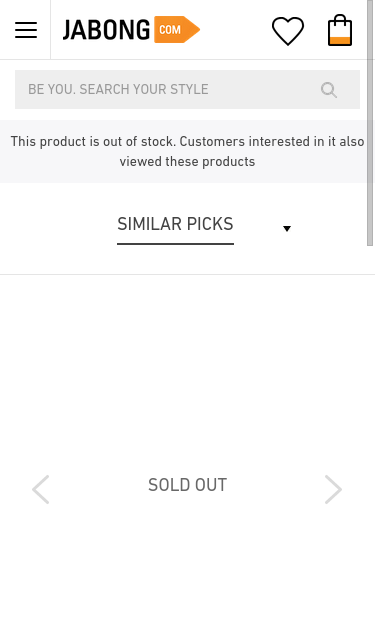 Mobile view