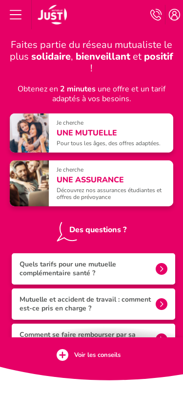 Mobile view