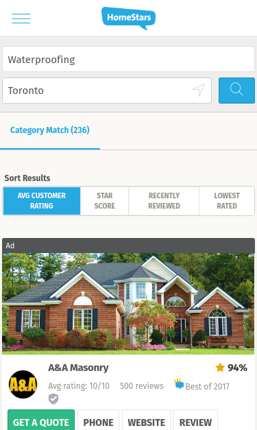 Mobile view