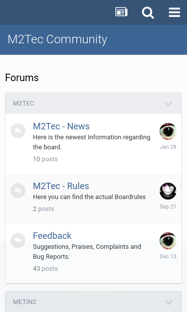Mobile view