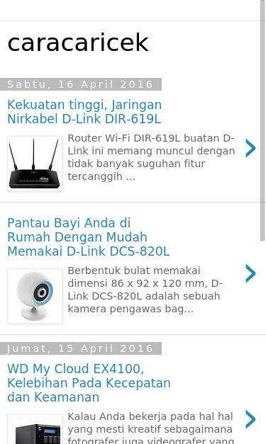 Mobile view