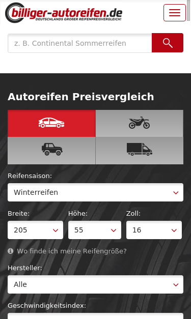 Mobile view