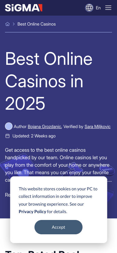 Mobile view