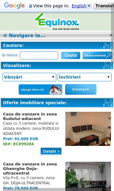 Mobile view