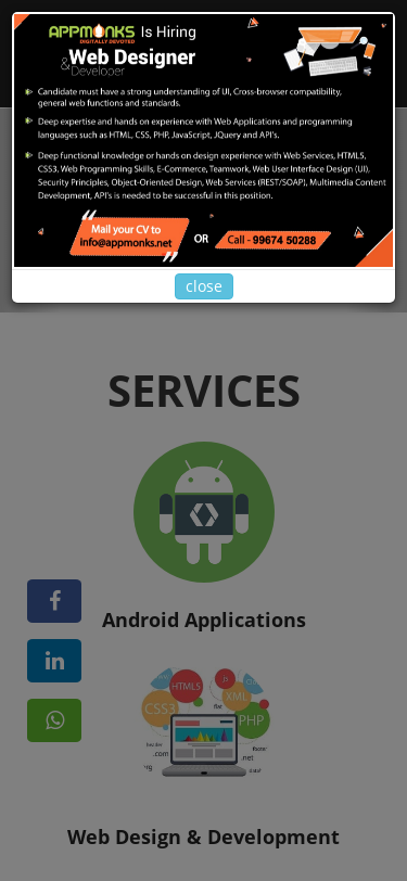 Mobile view
