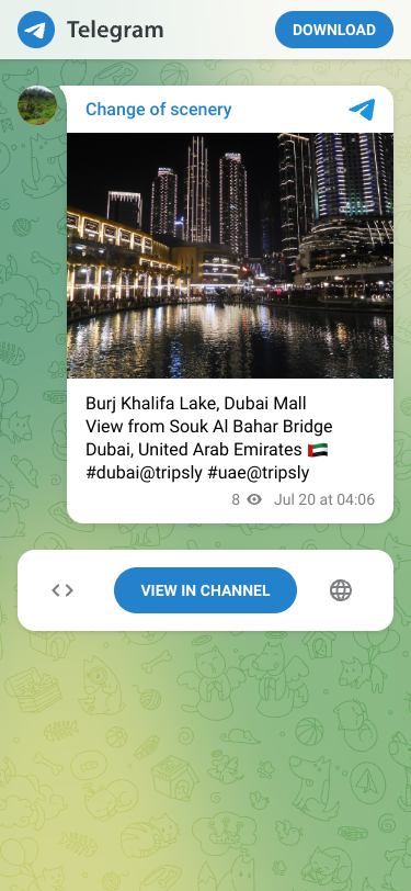 Mobile view