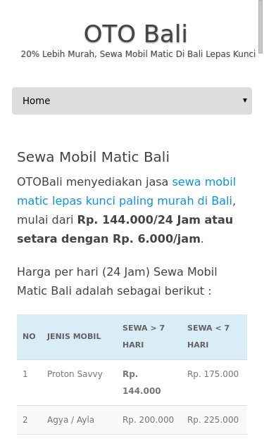Mobile view