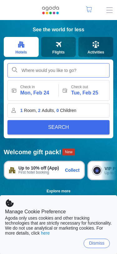 Mobile view