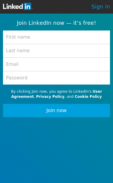 Mobile view