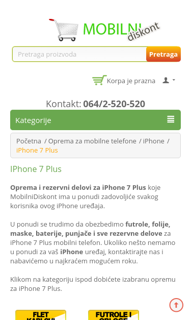 Mobile view