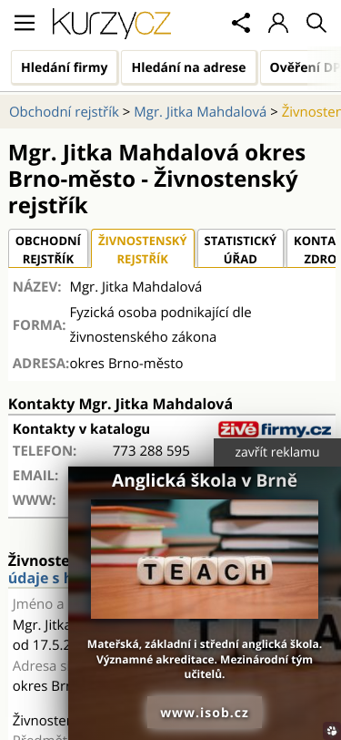 Mobile view
