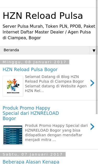 Mobile view