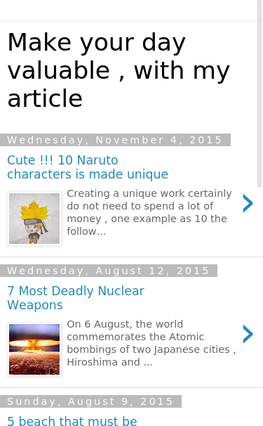 Mobile view