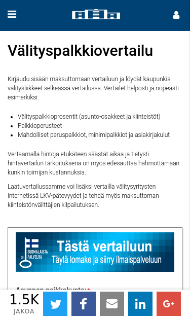 Mobile view