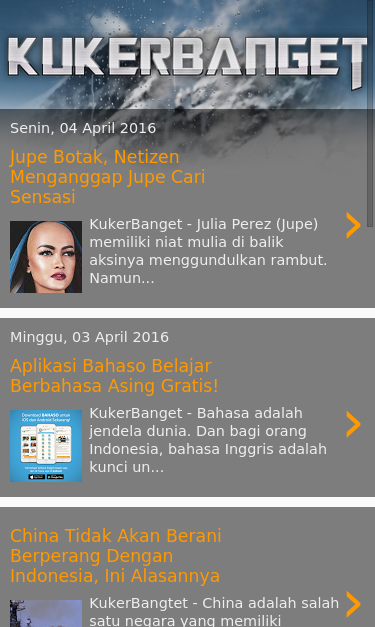 Mobile view