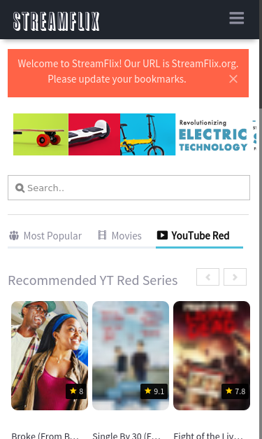 Mobile view