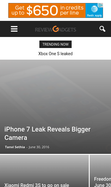 Mobile view