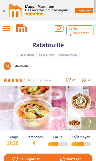 Mobile view