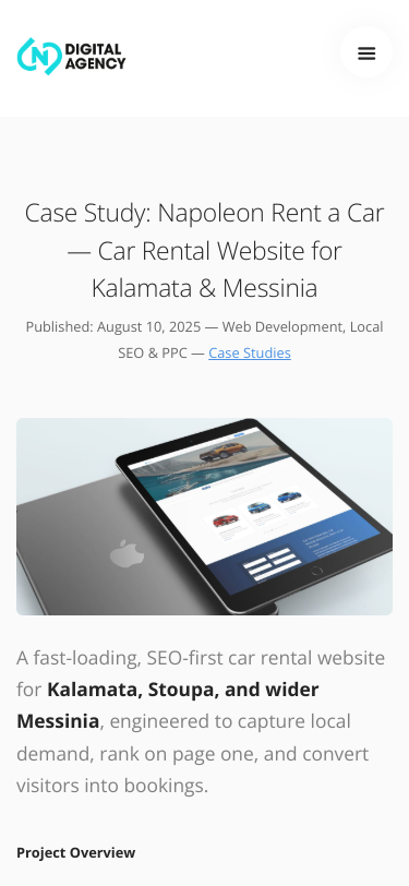 Mobile view