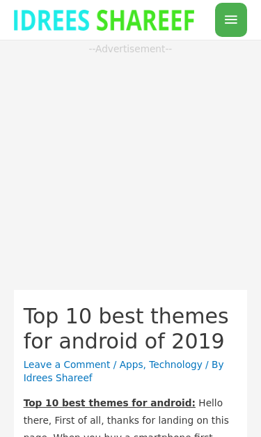 Mobile view