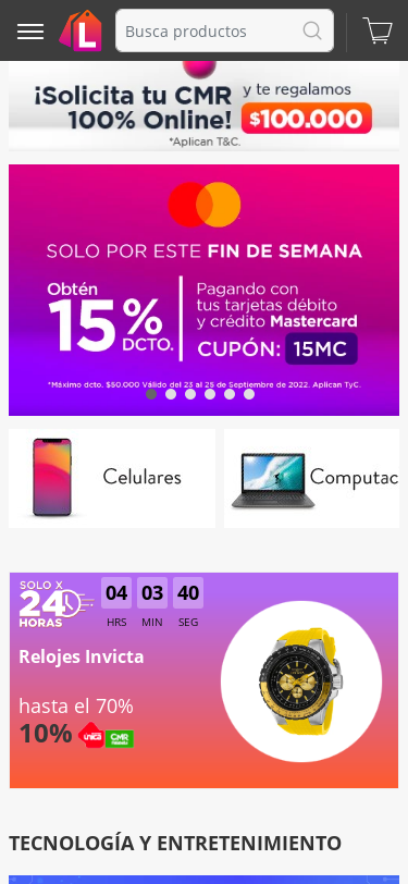 Mobile view