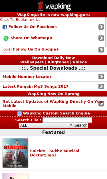 Mobile view