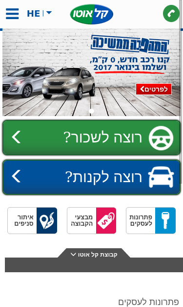 Mobile view