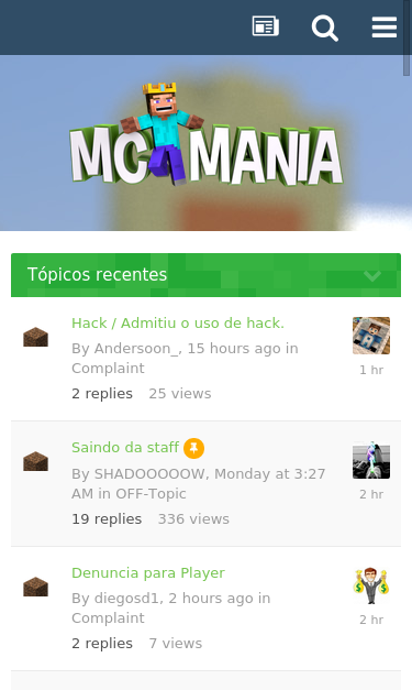 Mobile view