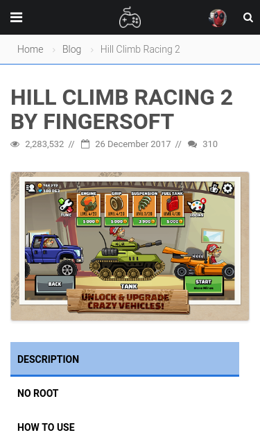 Mobile view