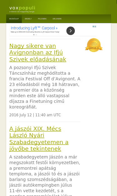 Mobile view