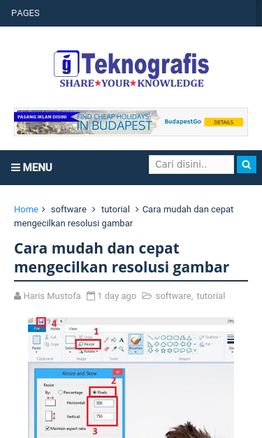 Mobile view