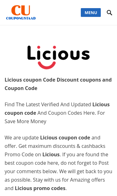 licious new user coupon code