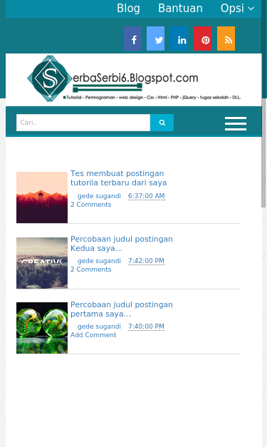Mobile view