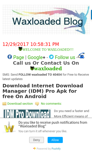 Mobile view