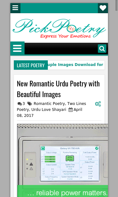 Mobile view
