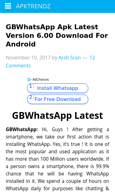 Mobile view