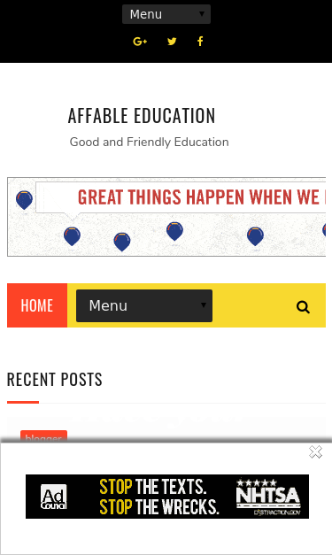 Mobile view