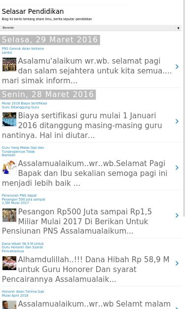 Mobile view