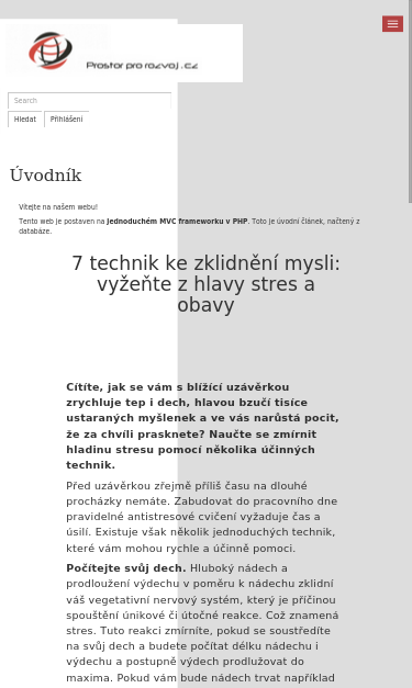 Mobile view