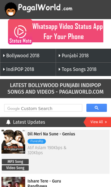 Mobile view