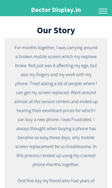 Mobile view