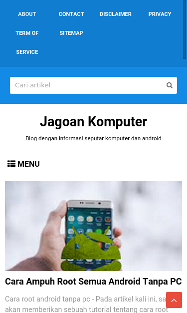 Mobile view