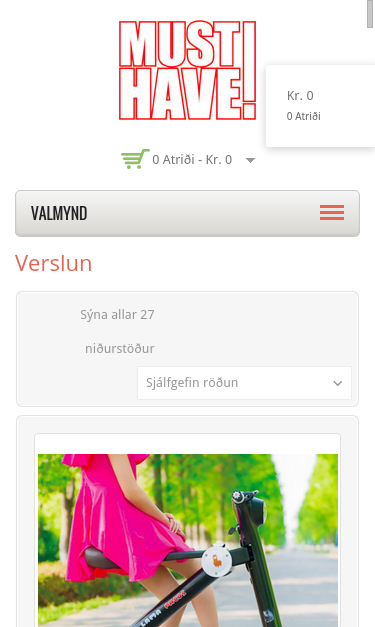 Mobile view