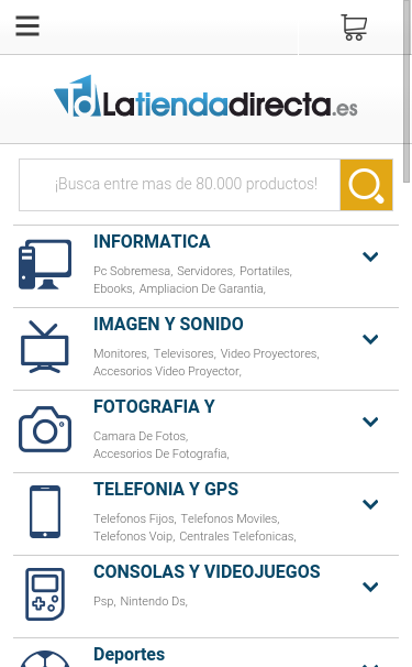 Mobile view