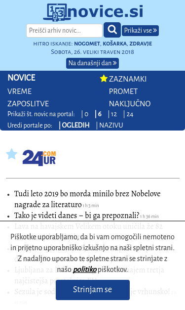 Mobile view