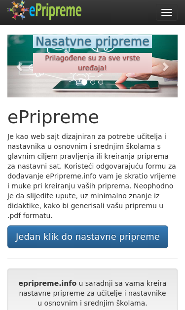 Mobile view