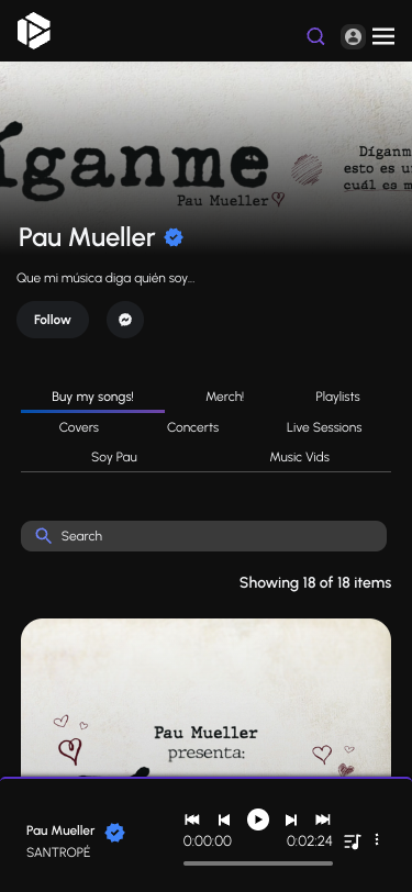Mobile view